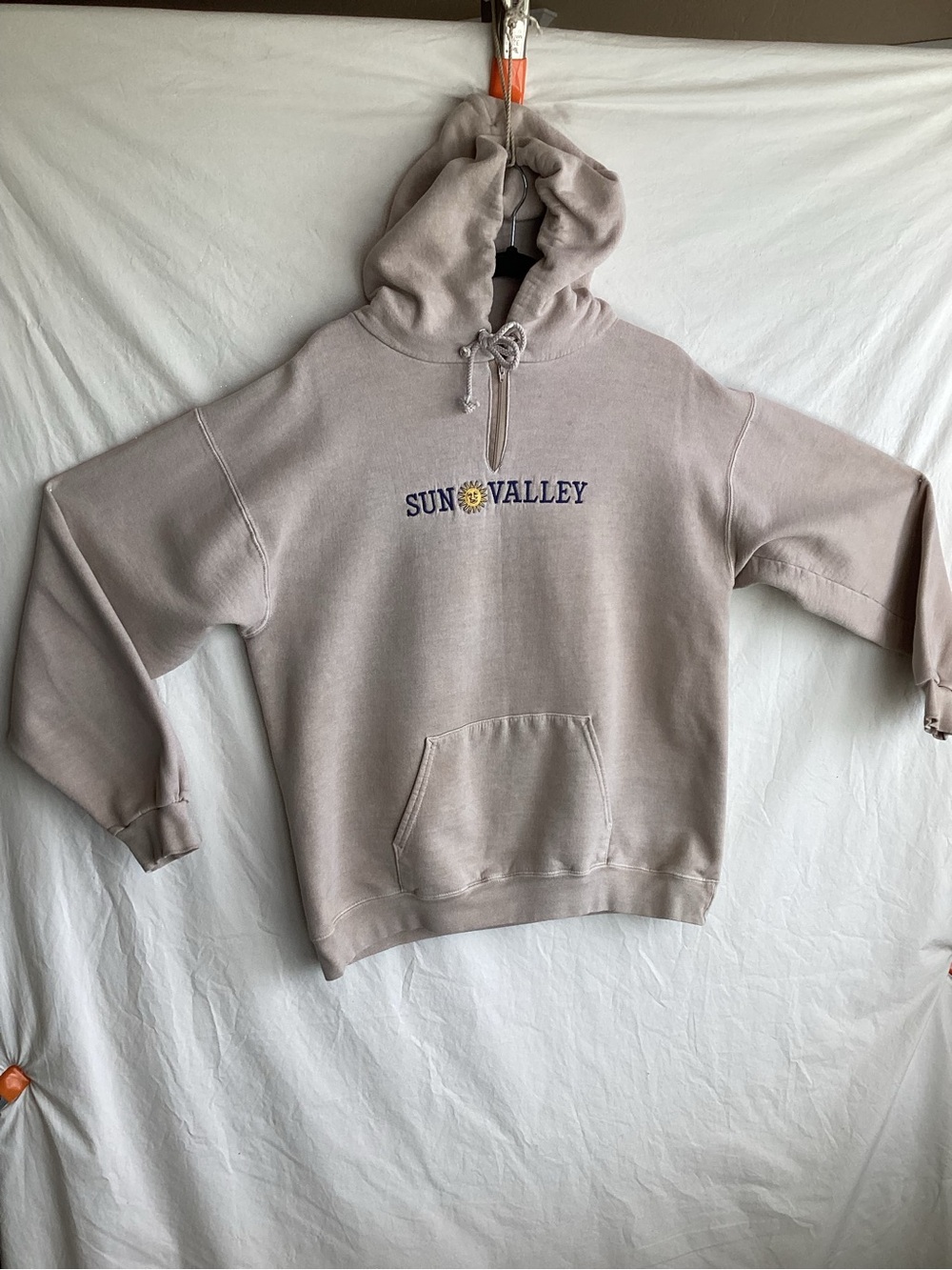 Vintage Hanes Sun Valley 1/4 zip sweatshirt Idaho skiing